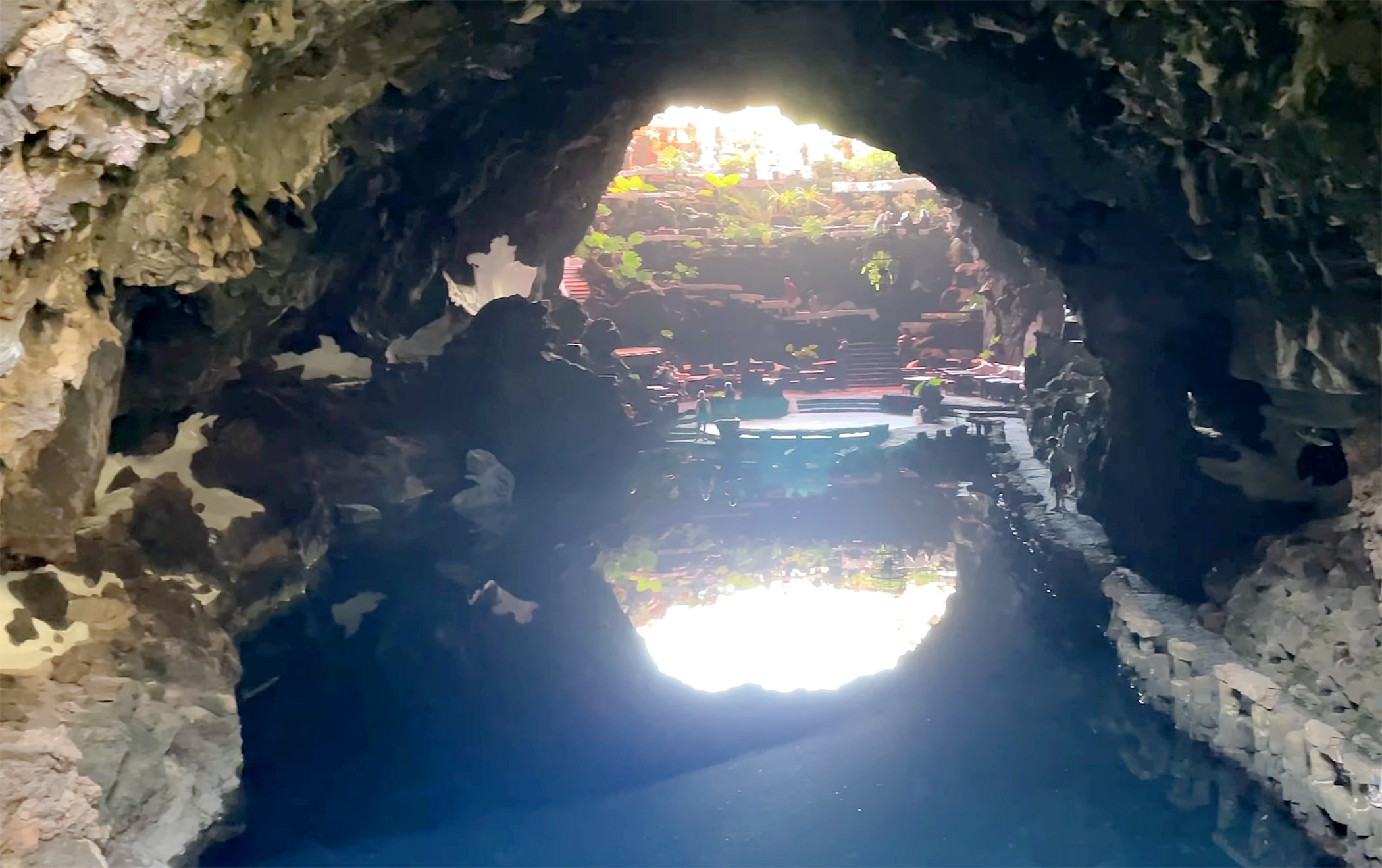 Jameos del Agua cave entrance