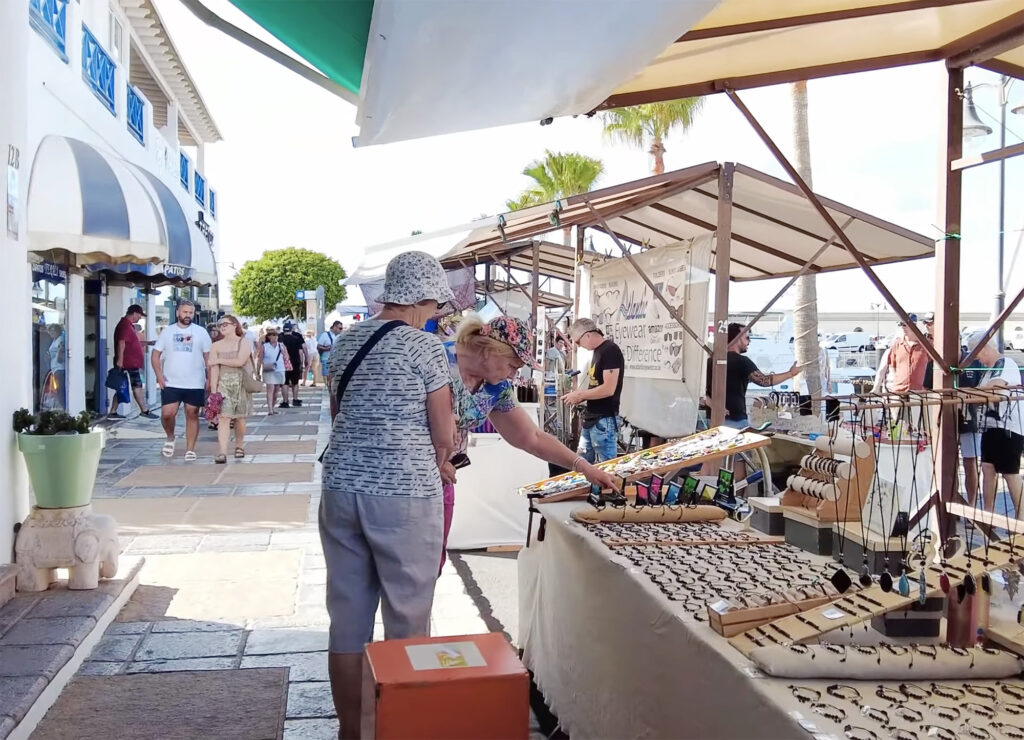 shopping in the marina rubicon market